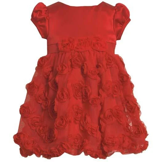 Special Occasion Red Bonaz Bubble Dress