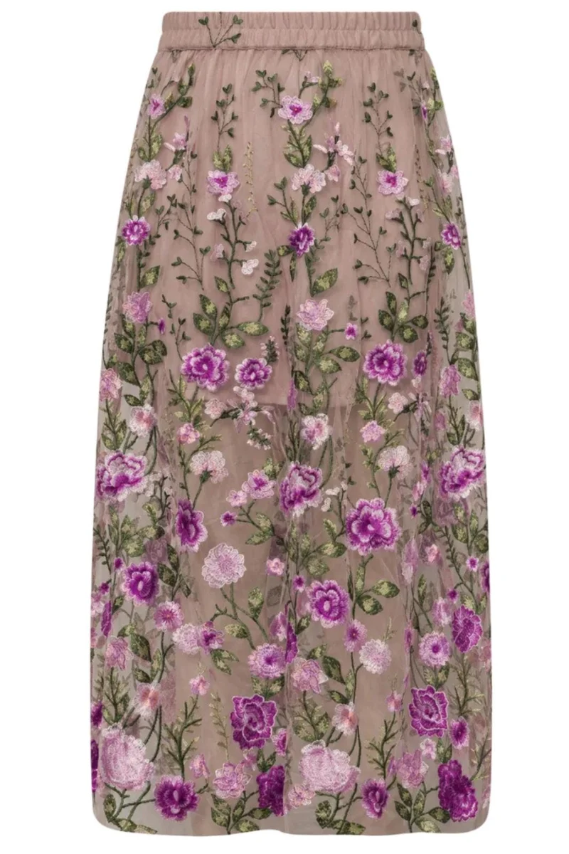 A-View - Fuschia Skirt AV4624 - 866 - Almond/Orchid