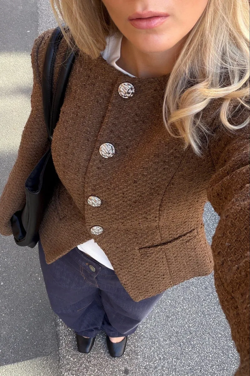Noella - N-Kasaundra Ls Blazer 17180002 - 474 - Breen