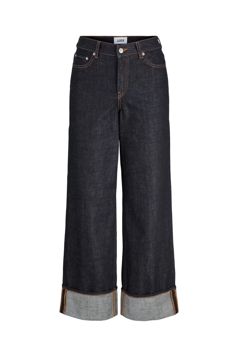 Jjxx - Jxtokyo Vega Wide Fold Up R269 - 4825097 Dark Blue Denim