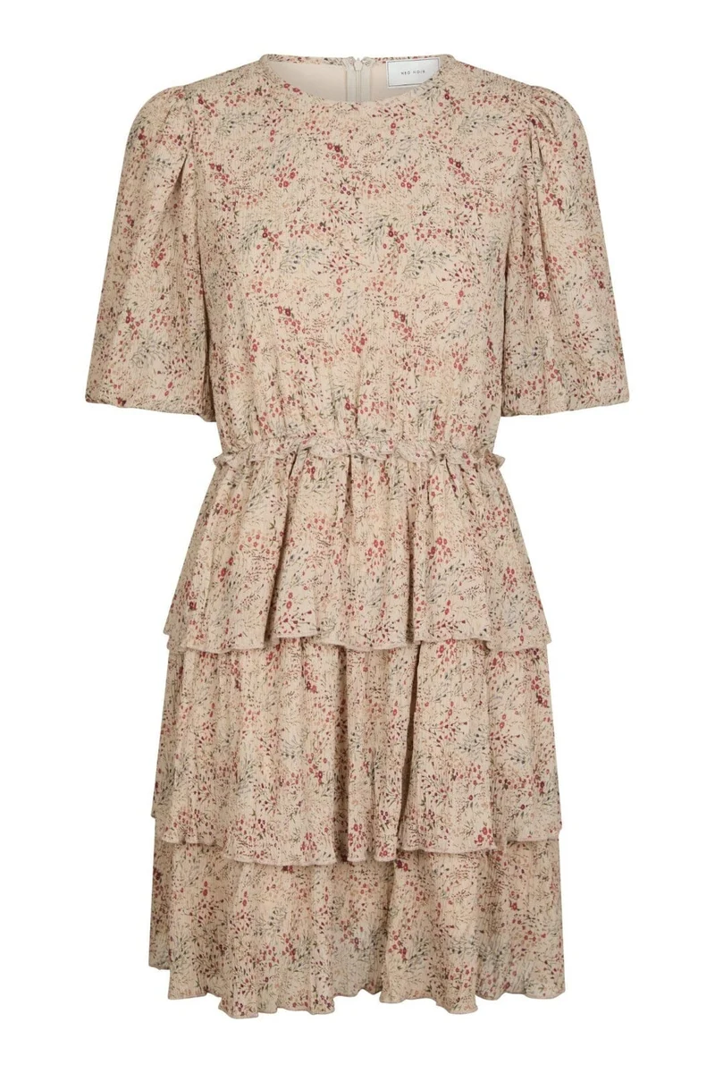 Neo Noir - Fedusa Summer Printed Dress 156858 - 213 - Sand