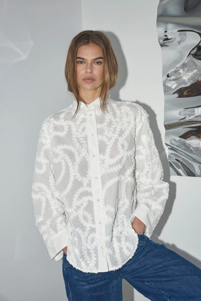 Co´Couture - Brynncc Structure Shirt 500296 - 10001 - White