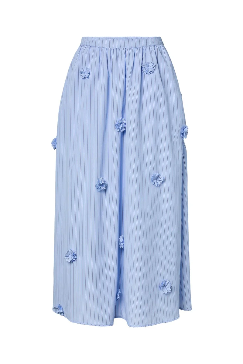 YAS - Yasferima Long Skirt - 5018852 Skyway W. Stripes