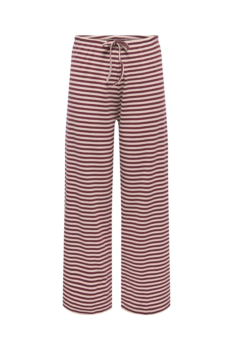 Only - Onlaida Striped Pant - 5229061 Port Royale Pumic Stone Stripe