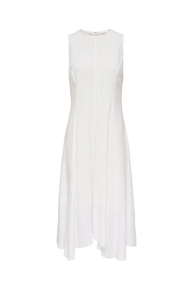 Jdy - Jdymyrna S/L Ancle Dress - 5194124 Cloud Dancer