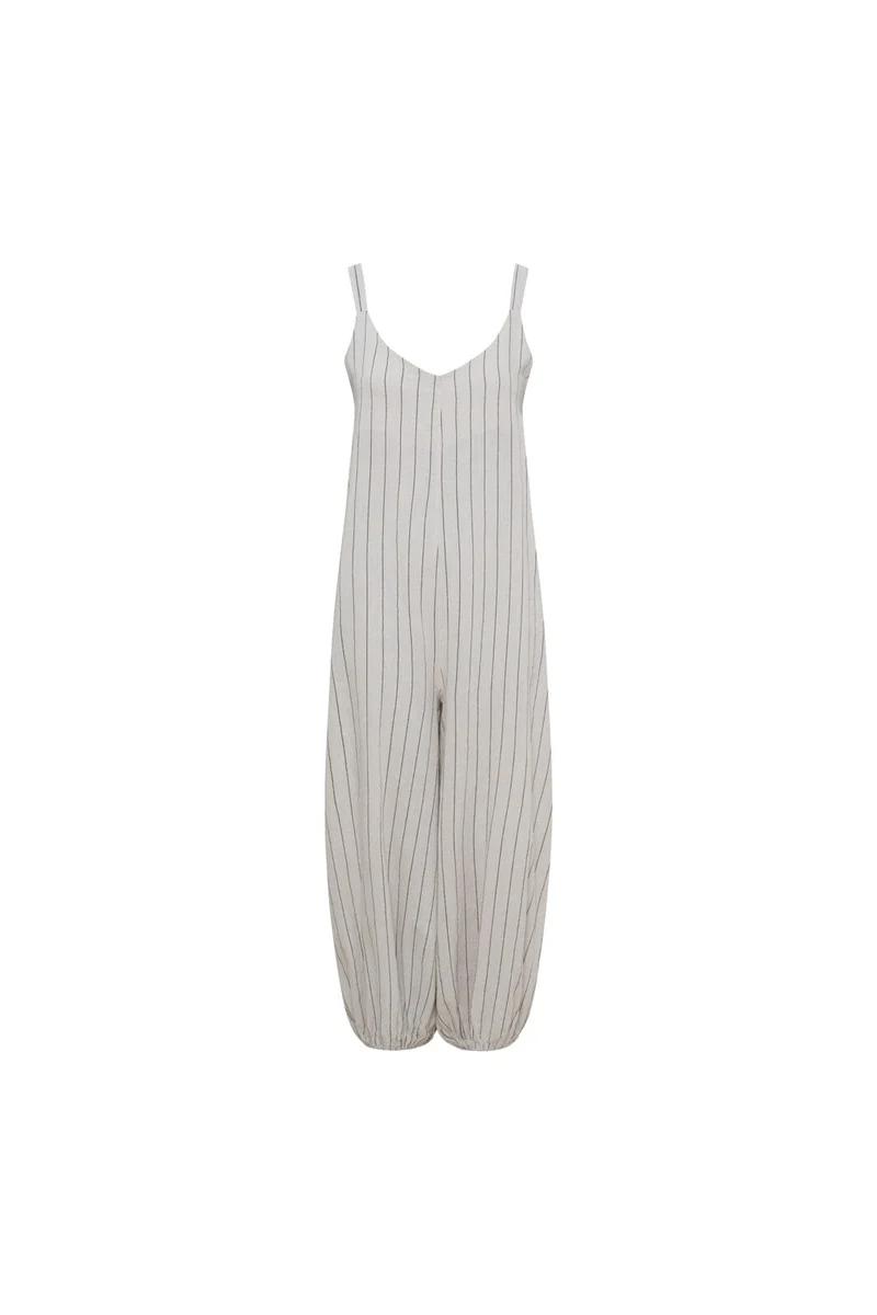 Marta Du Chateau - Mdctarelle Jumpsuit 259190 - Sabbia Stripe