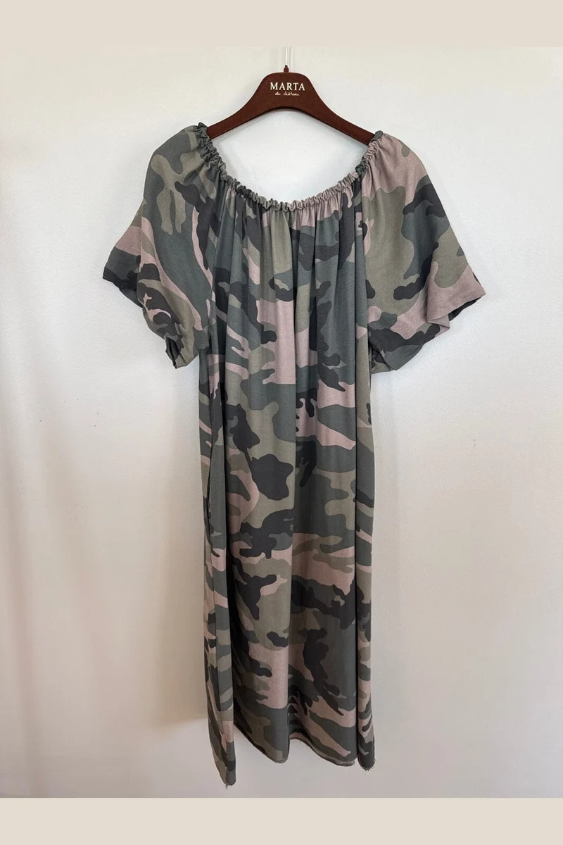 Marta Du Chateau - Mdcsarai Dress 26153 - Military6
