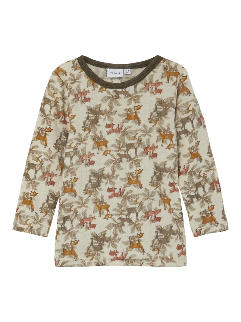 NMMWANG WOOL NEEDLE LS TOP