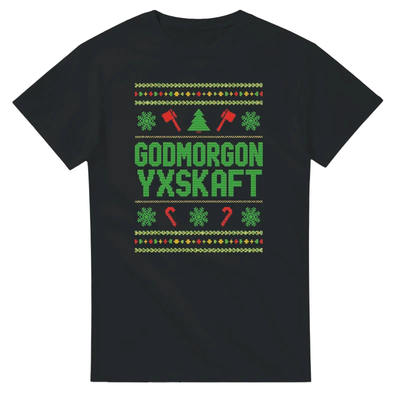 T-shirt - Godmorgon yxskaft!