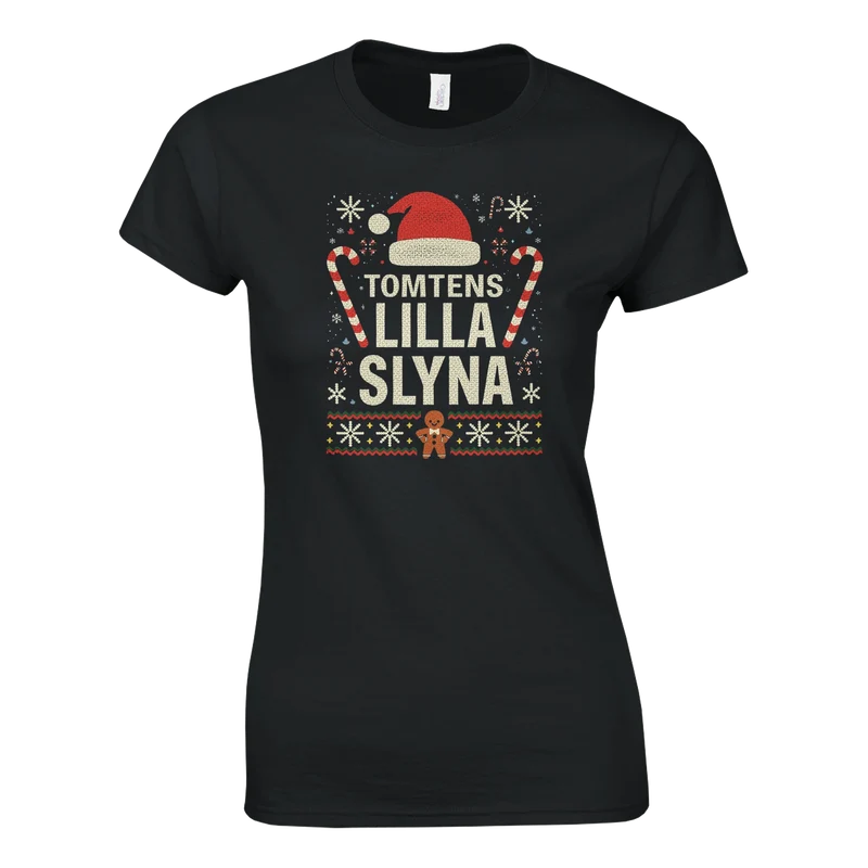 T-shirt Dam - Tomtens lilla slyna