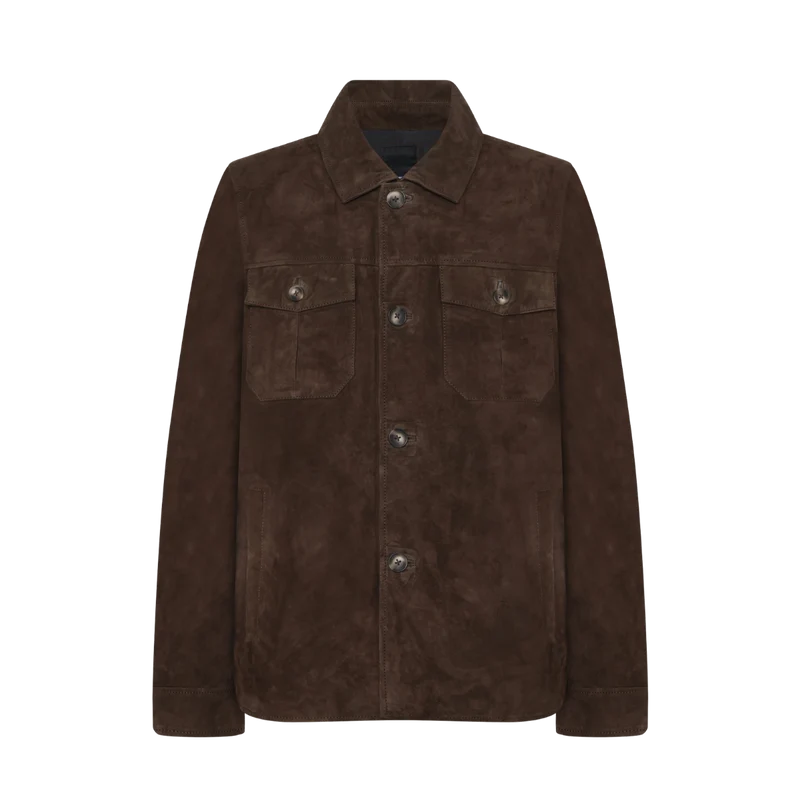 Luis Shirt Jacket - Walnut