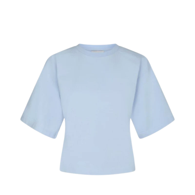 Asha Boxy Tee - Light Blue