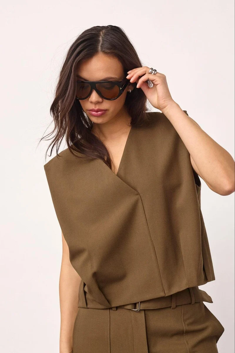 Co´Couture - Amidacc V-Top 500210 - 60004 - Army