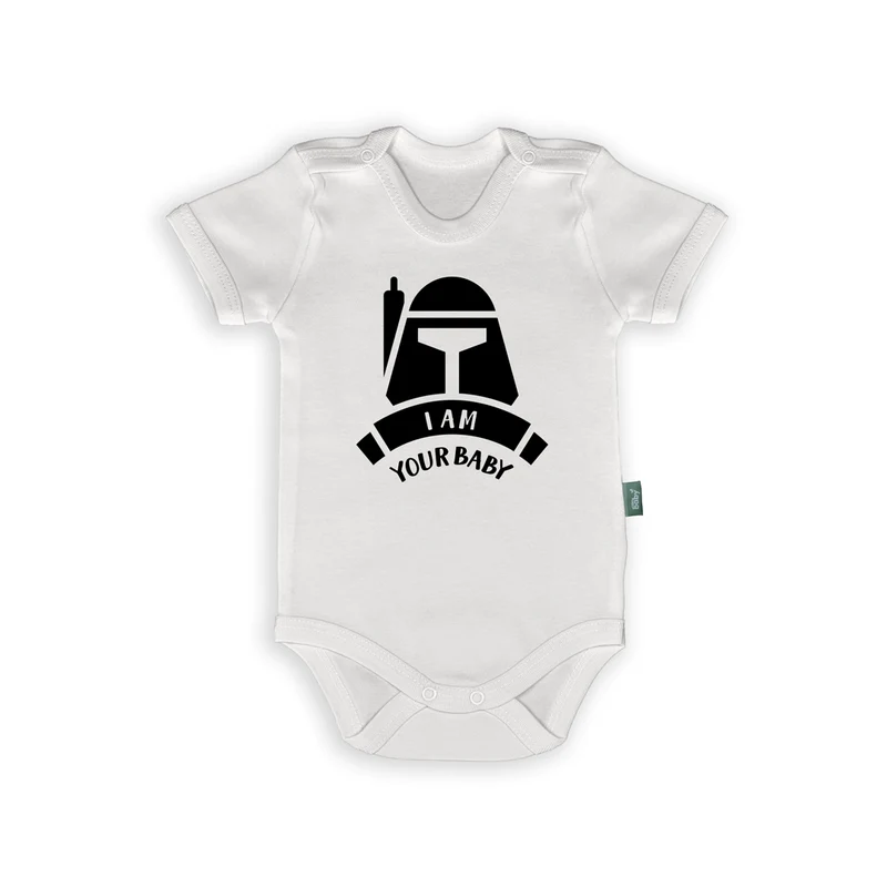 Romper met Tekst – "I Am Your Baby" – Grappig Cadeau voor Star Fans & Newborns