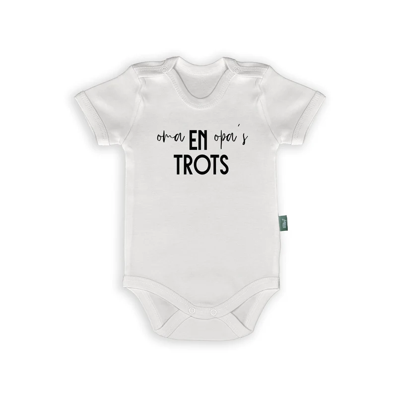Rompertje met Tekst – Oma en Opa's Trots – Lief Cadeau voor Grootouders & Baby