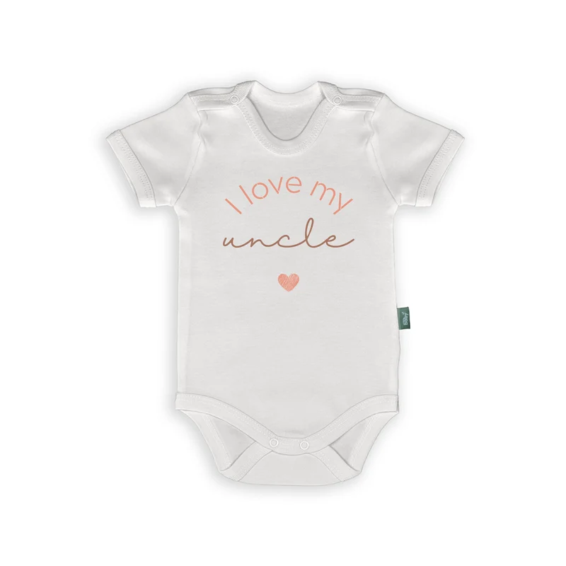 Rompertje met Tekst – “I love my Uncle / Auntie” – Lief Cadeau voor Ooms en Tantes