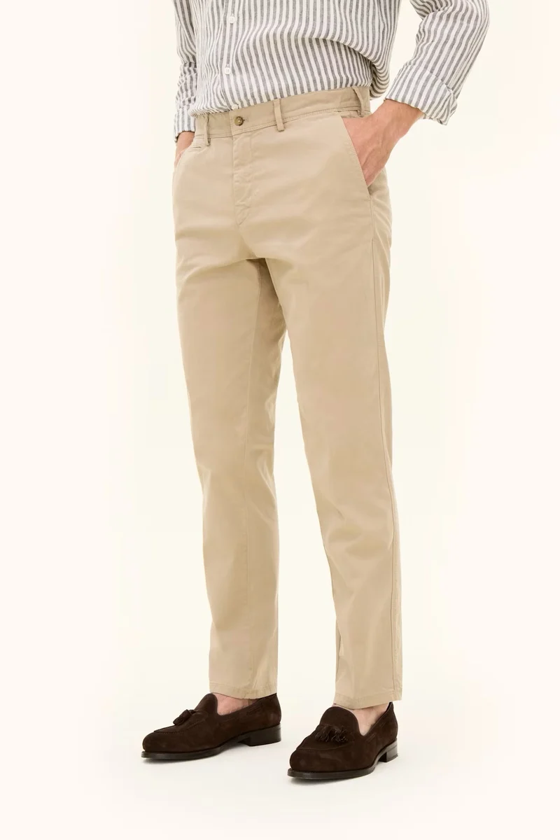 OSCAR JACOBSON Danik Trousers - Dusty Beige