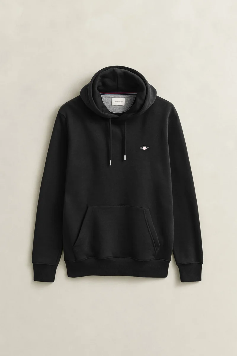 GANT Shield Hoodie - Black