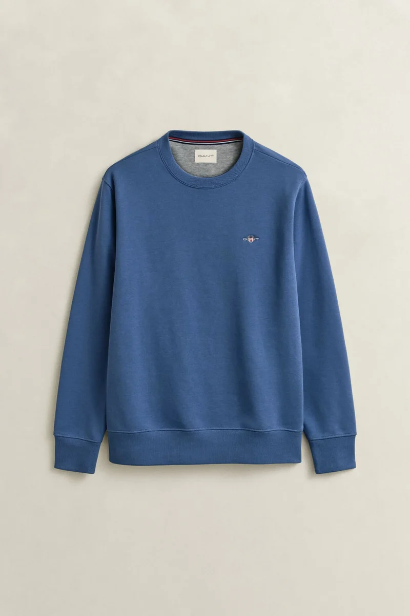 GANT Shield Sweatshirt - Vintage Blue