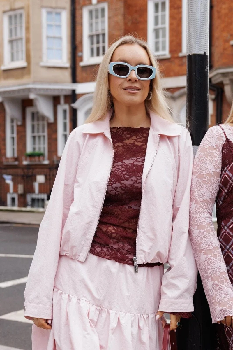 Cras x Olivia & Alice - Fly Bomber Jacket C720 - Pink Lady