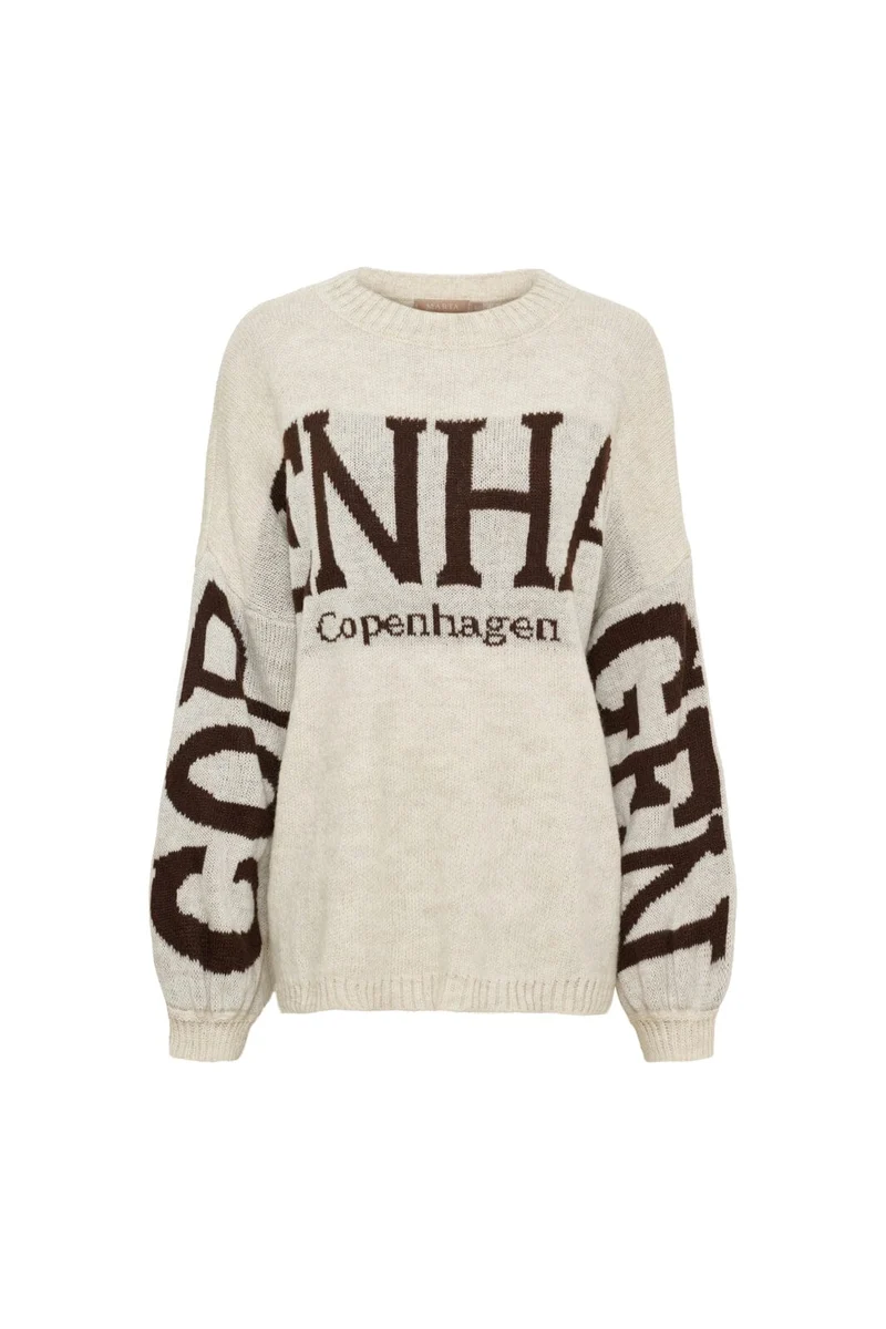 Marta Du Chateau - Mdcaria Knit 8111 - Beige/Moro