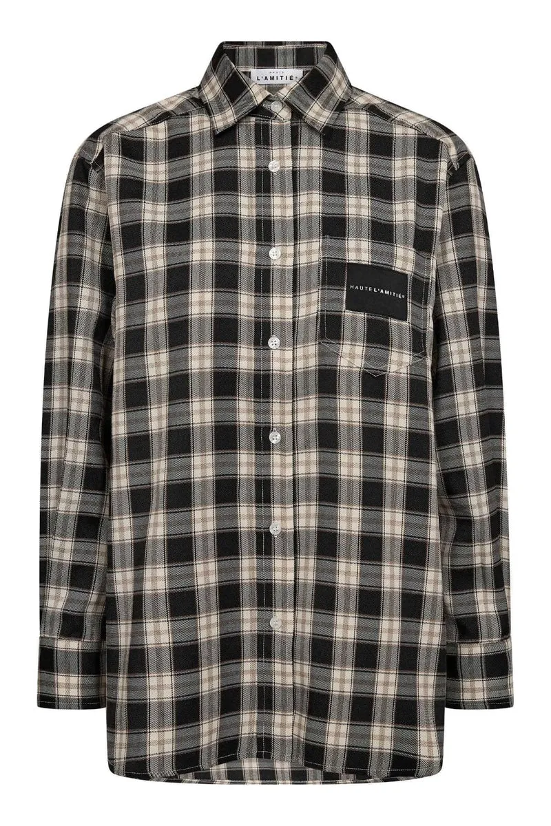 Haute L'Amitié - Early Haute Check Shirt Hl10903 - Black Check