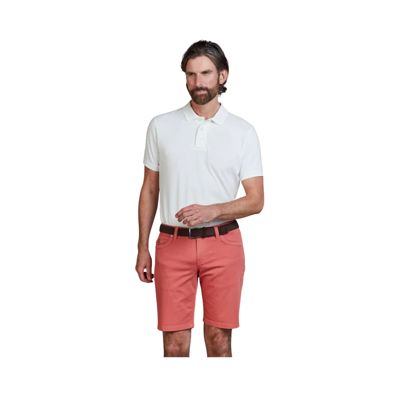 5-Pkt Pan Oxford Shorts - Soft Red