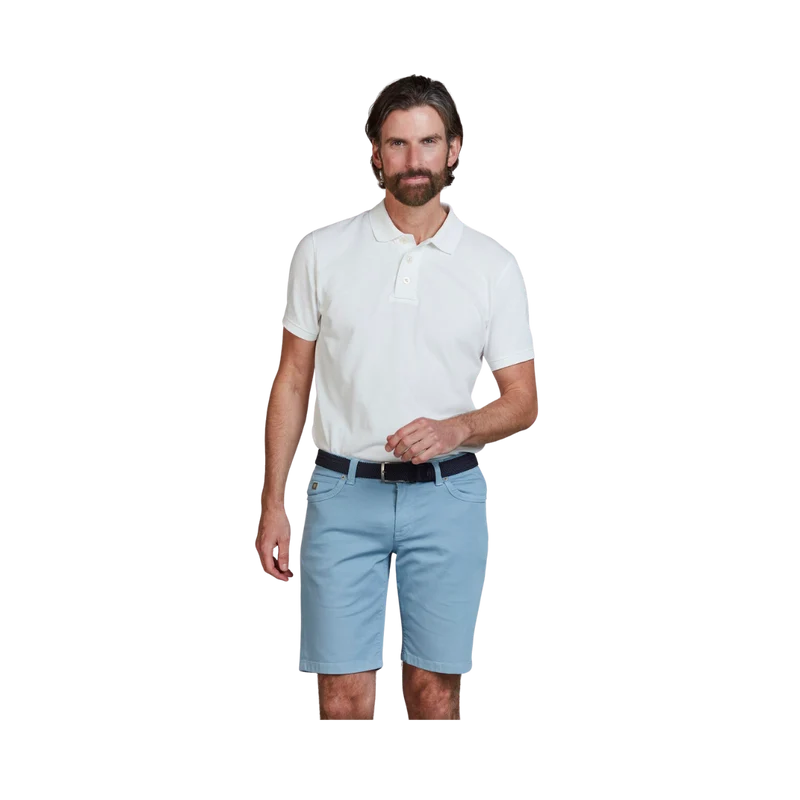 5-Pkt Pan Oxford Shorts - Blue