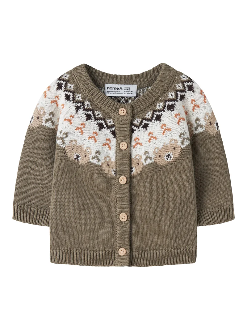 Osmane Stickad Baby Cardigan