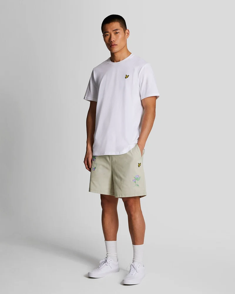 Thistle Club Embroidered Shorts