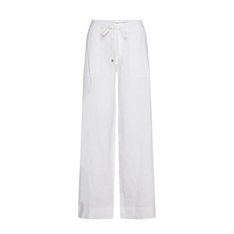 Jovonie Wide Leg Pant - White
