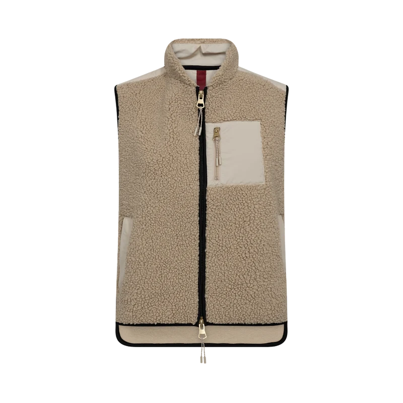 MMRowe Eli Teddy Vest - Feather Gray