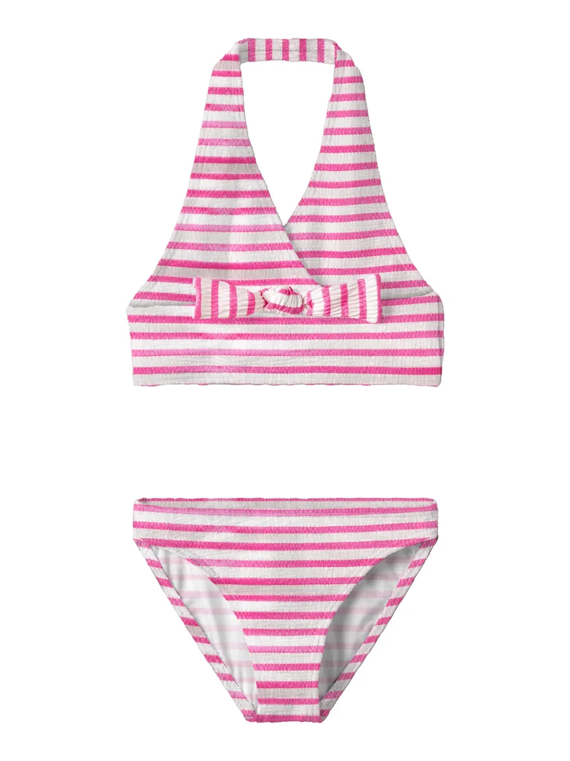 Randig Bikini Halterneck