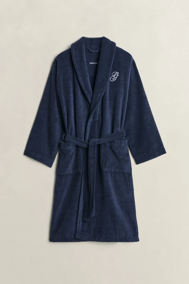 GANT Embroidery Robe - Marine