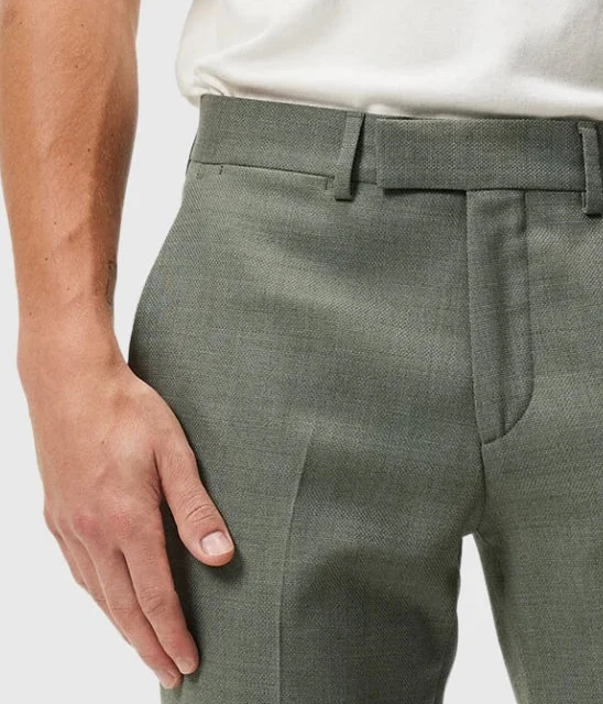 J.LINDEBERG Grant Active Hopsack Suit Trousers - Aloe