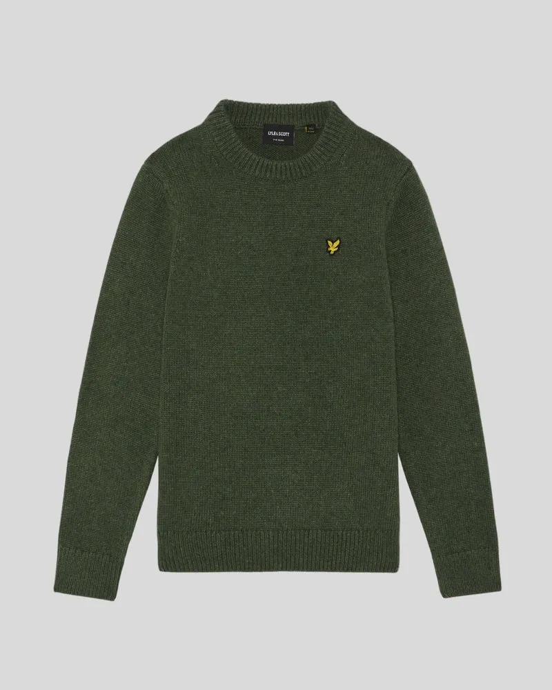 Textured Crew Neck Jumper