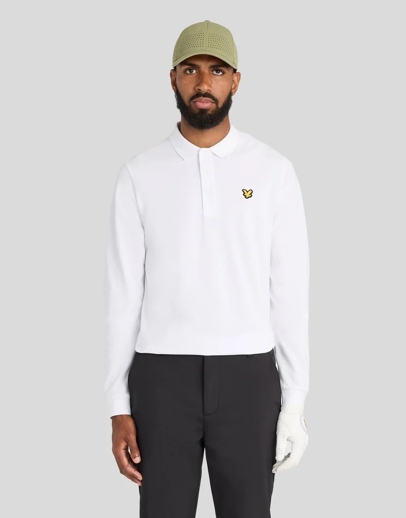 Technical Long Sleeve Polo Shirt