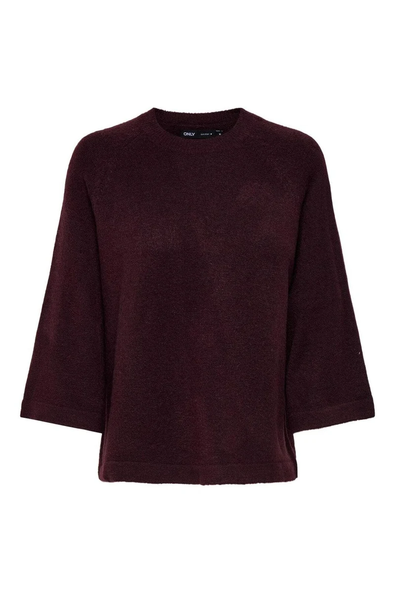 Only - Onlsimoni 3/4 Pullover Knt - 4854434 Port Royale Melange