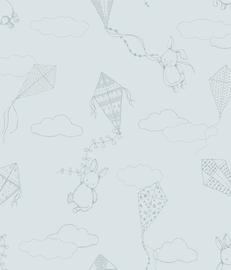 Up & Away blue wallpaper