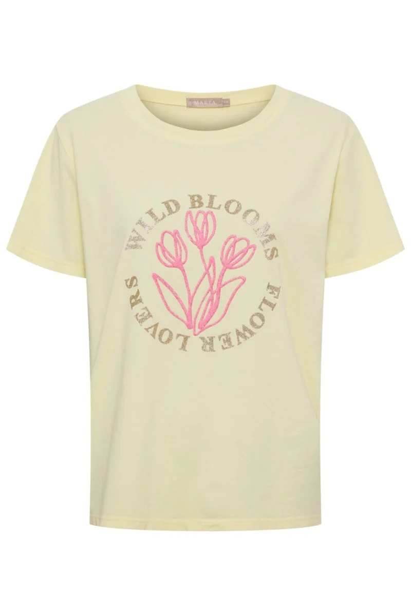 Marta Du Chateau - Mdcbrianna Tee 22585 - Yellow