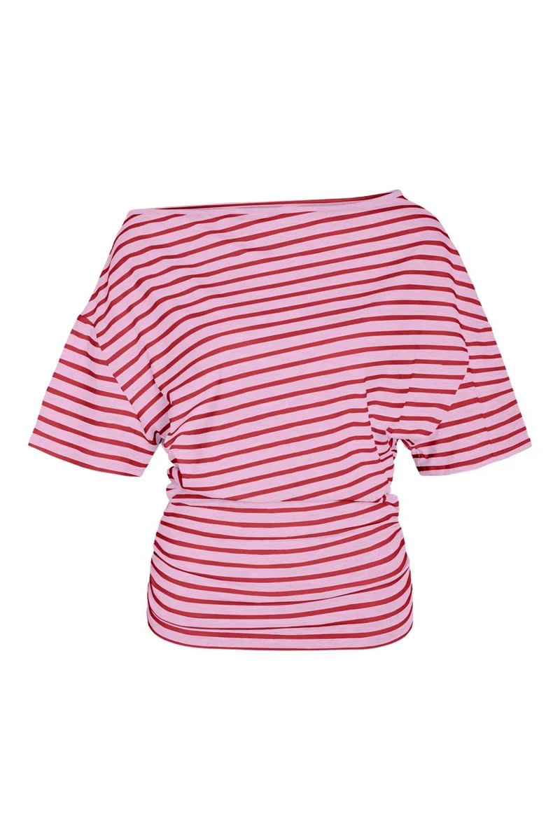 Noisy May - Nmstormi June Off Shoulder Top Tnt/18 - 5212080 Goji Berry Pirouette