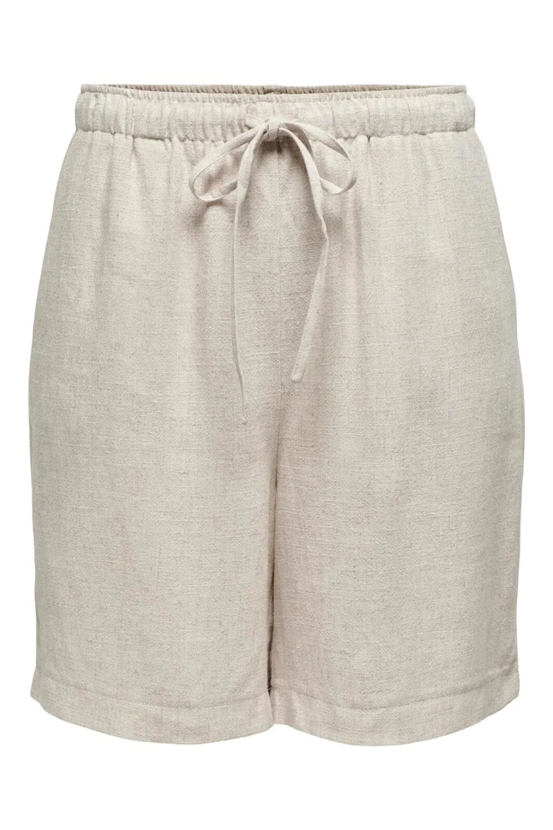 Only - Onlsiesta Pull-Up Lin Bl Shorts - 4597039 Moonbeam