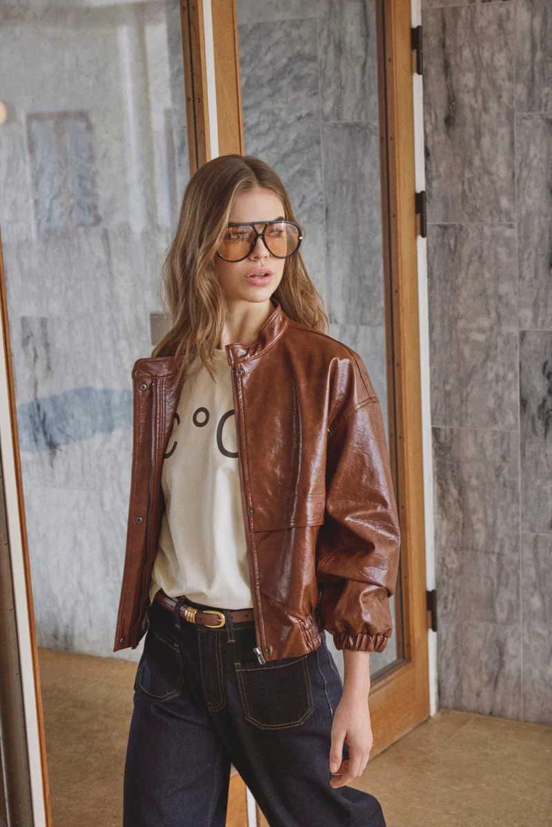 Co´Couture - Richacc Bomber 500175 - 20005 - Cognac