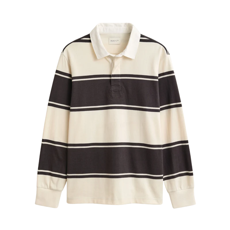 Striped Rugger - Charred Wood Brown
