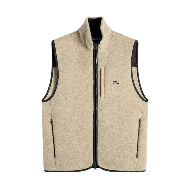 Duncan Wool Fleece Vest - Moonbeam