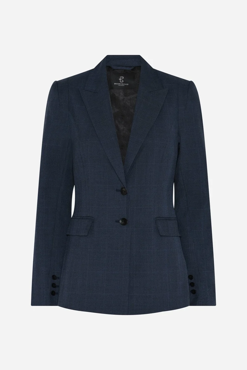 Bruuns Bazaar - Kerriobbsora Blazer Bbw5106 - Deep Grey Blue