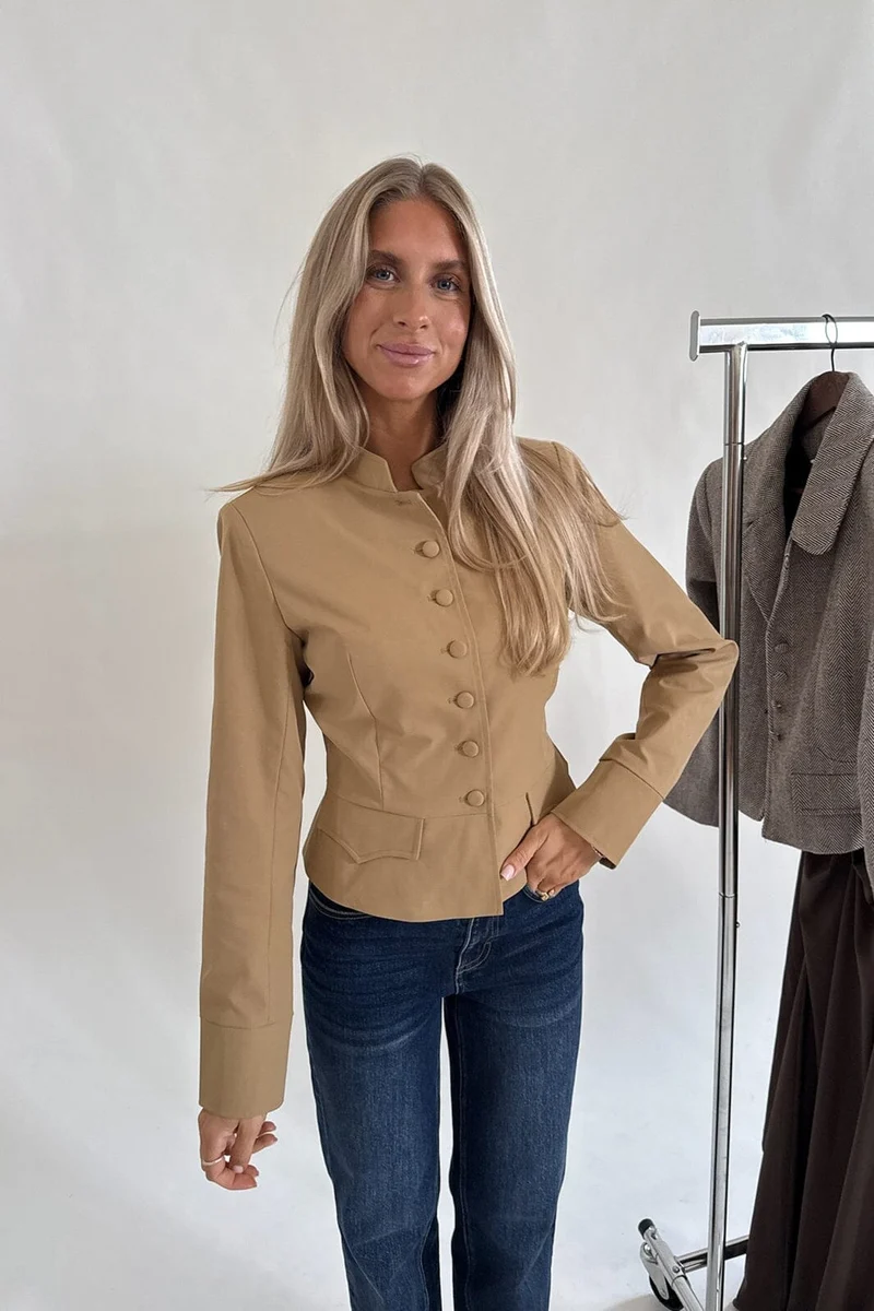 Byic - Cilleic Blazer Shirt A25350 - Camel