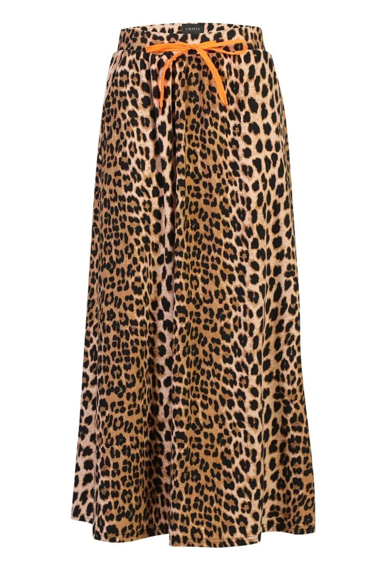 Liberte - Alma-Loose-Skirt 9582 - Lux Leo X Neon Orange