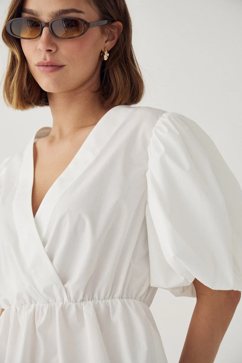 Noella - N-Magdalena Blouse 14540009 - 028 - White