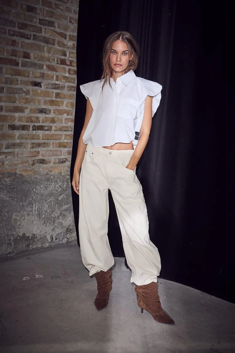 Haute L'Amitié - Dinnie Ns Poplin Shirt HL10846 - White